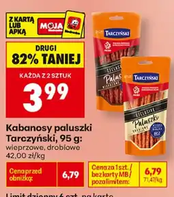 Biedronka Tarczyński Kabanosy paluszki aanbieding