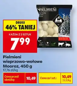 Biedronka Pielmieni wieprzowo-wołowe aanbieding
