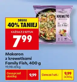 Biedronka Family Fish makaron z krewetkami aanbieding