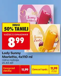 Biedronka Lody Sunny Marletto aanbieding