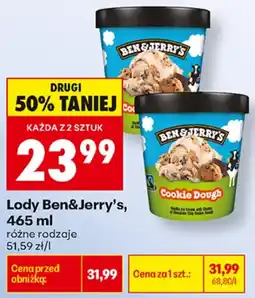Biedronka Ben&Jerry's Lody aanbieding