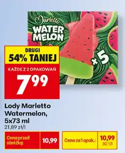 Biedronka Lody Marletto Watermelon aanbieding