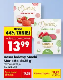 Biedronka Marletto deser lodowy mochi aanbieding