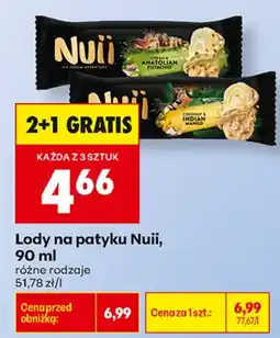 Biedronka Nuii lody na patyku aanbieding