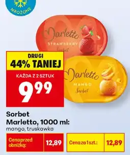 Biedronka Marletto sorbet aanbieding