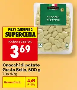 Biedronka Gusto Bello gnocchi di patate aanbieding