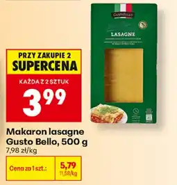 Biedronka Gusto Bello lasagne aanbieding