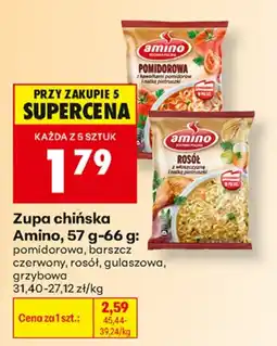 Biedronka Amino Zupa chińska aanbieding