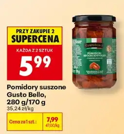 Biedronka Gusto Bello Pomidory suszone aanbieding