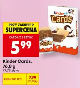 Biedronka Kinder Cards aanbieding