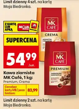 Biedronka MK Café Kawa ziarnista aanbieding