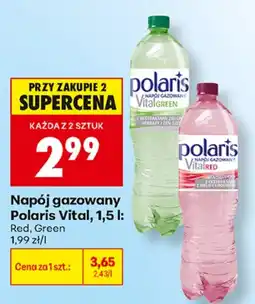 Biedronka polaris napój gazowany vital green aanbieding