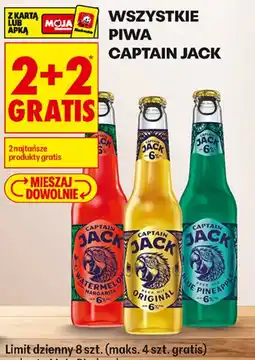 Biedronka Captain Jack piwa aanbieding