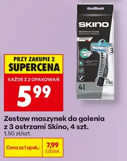 Biedronka Skino maszynki do golenia aanbieding
