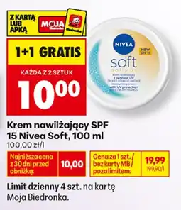 Biedronka Nivea soft daily uv aanbieding