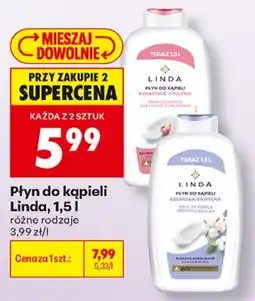 Biedronka Linda Plyn do kapieli aanbieding