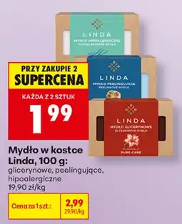 Biedronka Linda mydlo w kostce aanbieding
