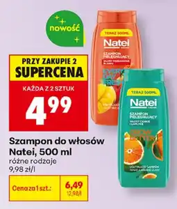 Biedronka Natei szampon do włosów aanbieding