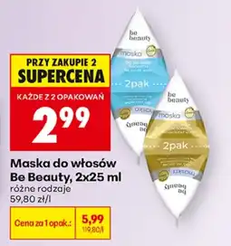 Biedronka Be Beauty Maska do włosów aanbieding