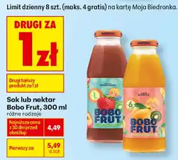 Biedronka Bobo Frut sok lub nektar aanbieding