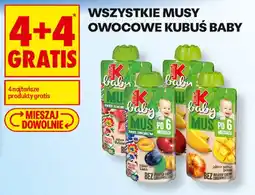 Biedronka Kubus baby musy owocowe aanbieding