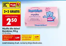 Biedronka Bambino mydło aanbieding