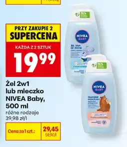 Biedronka NIVEA Baby żel 2w1 lub mleczko aanbieding