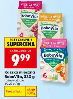 Biedronka Bobovita kaszka mleczna aanbieding
