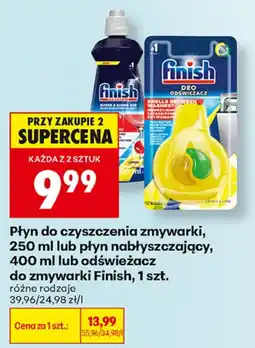Biedronka Finish płyn do czyszczenia zmywarki aanbieding