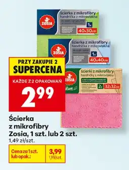 Biedronka Zosia scierka z mikrofibry aanbieding