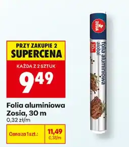 Biedronka Zosia folia aluminiowa aanbieding