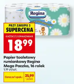 Biedronka Regina papier toiletowy rumiankowy aanbieding