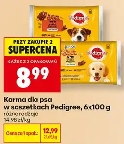 Biedronka Pedigree karma dla psa aanbieding