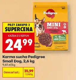 Biedronka Pedigree Mini Adult < 10 kg aanbieding