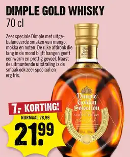 Dirck 3 Dimple gold whisky aanbieding