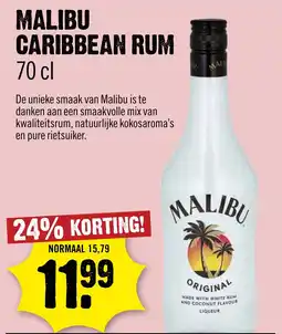 Dirck 3 Malibu Caribbean rum aanbieding