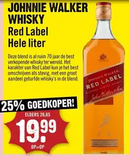 Dirck 3 Johnnie Walker Red Label aanbieding