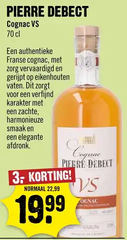 Dirck 3 pierre debect cognac vs aanbieding