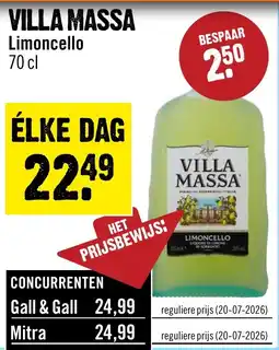 Dirck 3 Villa Massa Limoncello aanbieding