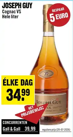 Dirck 3 Joseph Guy Cognac VS aanbieding