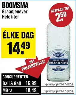 Dirck 3 Boomsma Graanjenever aanbieding