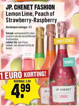 Dirck 3 JP. CHENET FASHION Lemon Lime, Peach of Strawberry-Raspberry aanbieding