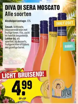 Dirck 3 diva di sera moscato aanbieding