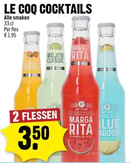Dirck 3 Le Coq cocktails aanbieding