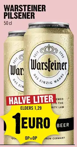 Dirck 3 Warsteiner Pilsener aanbieding