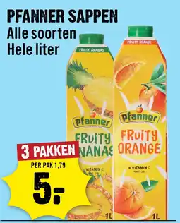 Dirck 3 Pfanner sappen aanbieding