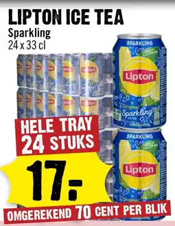 Dirck 3 Lipton ice tea sparkling aanbieding