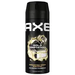 Trekpleister Axe Gold Temptation Deodorant & Bodyspray aanbieding