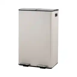 Wehkamp NOUS Living prullenbak - afvalscheiding - (30L + 30L + 3L) - mat grijs aanbieding