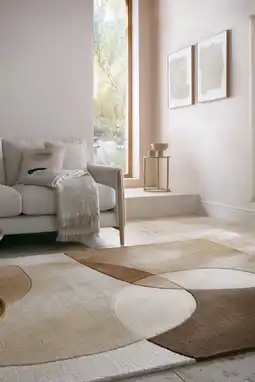 Wehkamp Flair Rugs Glow Wol Abstract Vloerkleed aanbieding